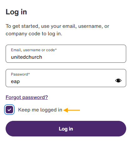 Login